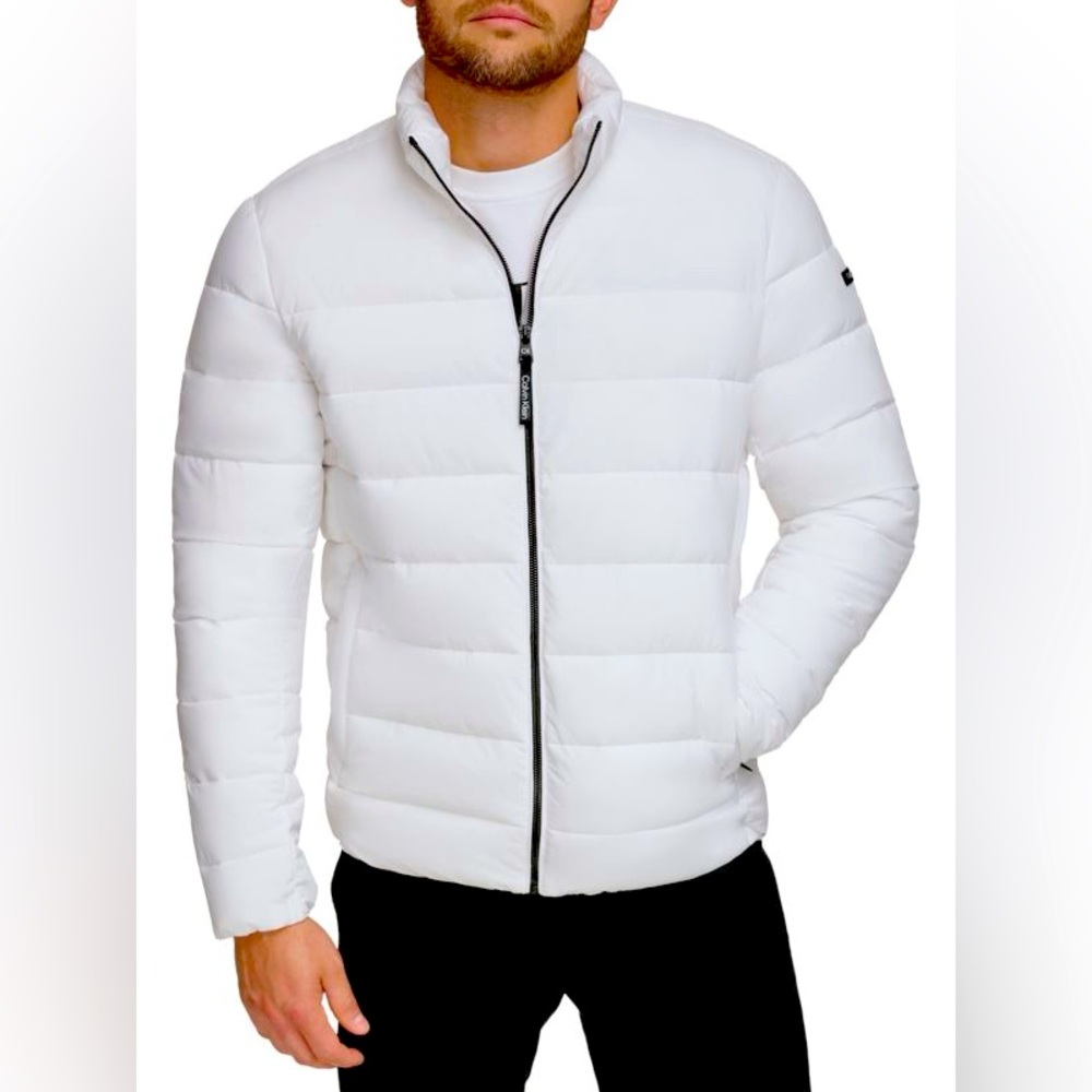 Calvin Klein Men's Infinite Stretch Water-Resistant Quilted Puffer Jacket SizeXL